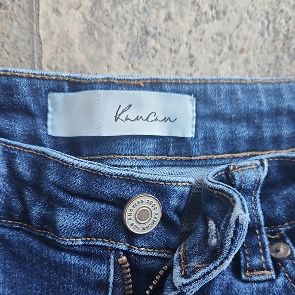 KanCan Dark Blue Distressed Skinny Jeans - Picture 2 of 11